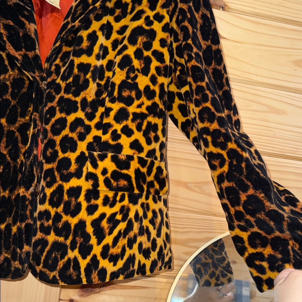 Leopard Print Lucky Brand jacket. - Picture 5 of 5
